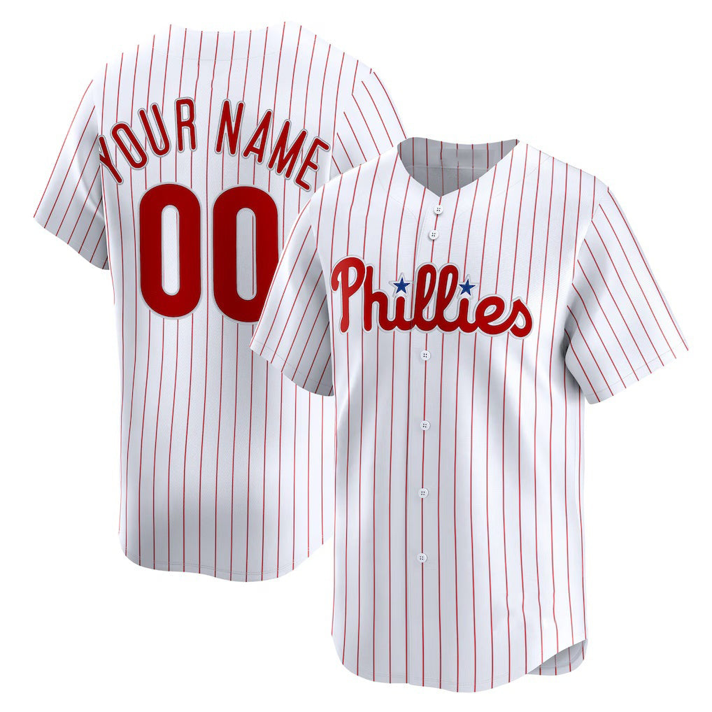 Custom Philadelphia Phillies White BFRAILEY HHome Limited Jersey
