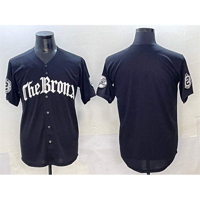 New York Yankees Blank Black BFRAILEY 'Gothic Legacy Edition' Vapor Premier Limited Stitched Jersey