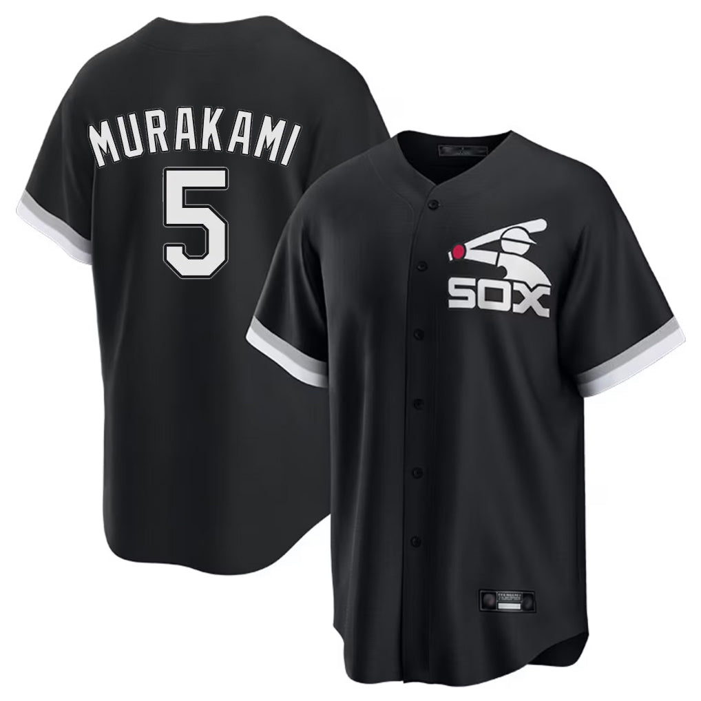Chicago White Sox #5 Munetaka Murakami Player Black BFRAILEY Spring Training Game Stitched Jerseys