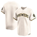 Milwaukee Brewers Cream BFRAILEY Home Limited Jersey