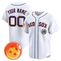Custom Boston Red Sox x Dragon Ball White BFRAILEY Vapor Premier Limited Jersey - All Stitched