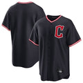 Cleveland Guardians Blank Player Navy BFRAILEY Home Game Stitched Jerseys