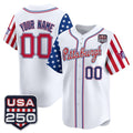 Custom Pittsburgh Pirates America 250 Edition Vapor Premier Limited White BFRAILEY Stitched Jerseys