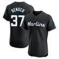 Miami Marlins #37 Anthony Bender Player Black BFRAILEY Vapor Home Limited Elite Stitched Jerseys
