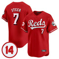 Cincinnati Reds #7 Spencer Steer Player Red BFRAILEY Vapor Premier Limited Home Stitched Jerseys