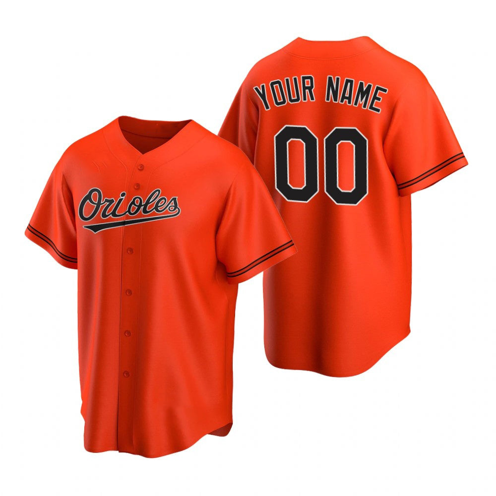 Custom Baltimore Orioles Orange BFRAILEY 2020 Stitched Cool Base Jersey
