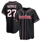 Cleveland Guardians #27 Austin Hedges Player Black BFRAILEY Fashion Out Home Game Stitched Jerseys