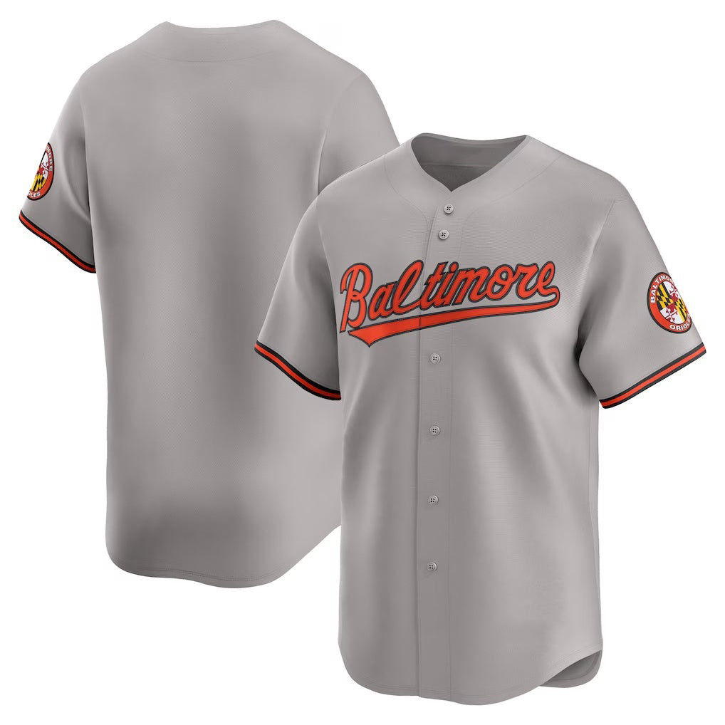 Baltimore Orioles Gray BFRAILEY Road Limited Jersey