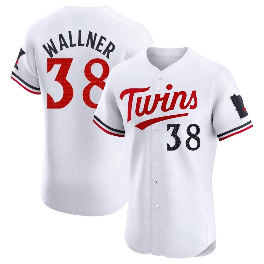 Minnesota Twins #38 Matt Wallner Player White BFRAILEYHome Limited Elite Stitched Jerseys