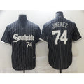 Chicago White Sox #74 Jimenez City Edition Black BFRAILEY Game 2021 Jersey