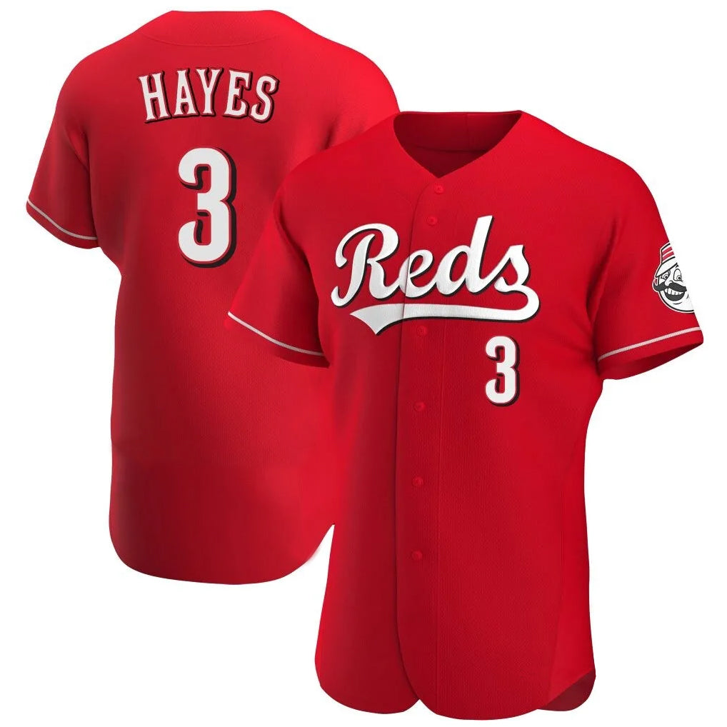 Cincinnati Reds #3 Ke'Bryan Hayes Player Red BFRAILEY Limited Elite Home Stitched Jerseys