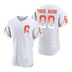 Custom San Francisco Giants White BFRAILEY 2021 City Connect Flex Base Jersey
