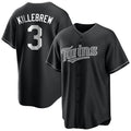 Minnesota Twins #3 Harmon Killebrew Player Black BFRAILEYHome Game Stitched Jerseys