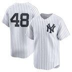 New York Yankees #48 Paul Goldschmidt White BFRAILEY Home Limited Player Jersey