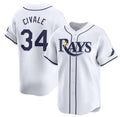 Tampa Bay Rays #34 aron Civale White BFRAILEY Home Limited Stitched Jersey