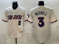 San Diego Padres #3 Jackson Merrill Cream BFRAILEY 2026 City Connect Stadium Stitched Jersey