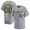 Custom Pittsburgh Pirates Active Player Gray BFRAILEY Away Limited Stitched Jersey