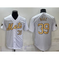 New York Mets #39 Edwin Diaz Number White BFRAILEY 2022 All Star Stitched Cool Base Jersey