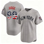 New York Yankees #99 Aaron Judge Gray BFRAILEY USA 250 Fourth of July Limited Stitched Jersey