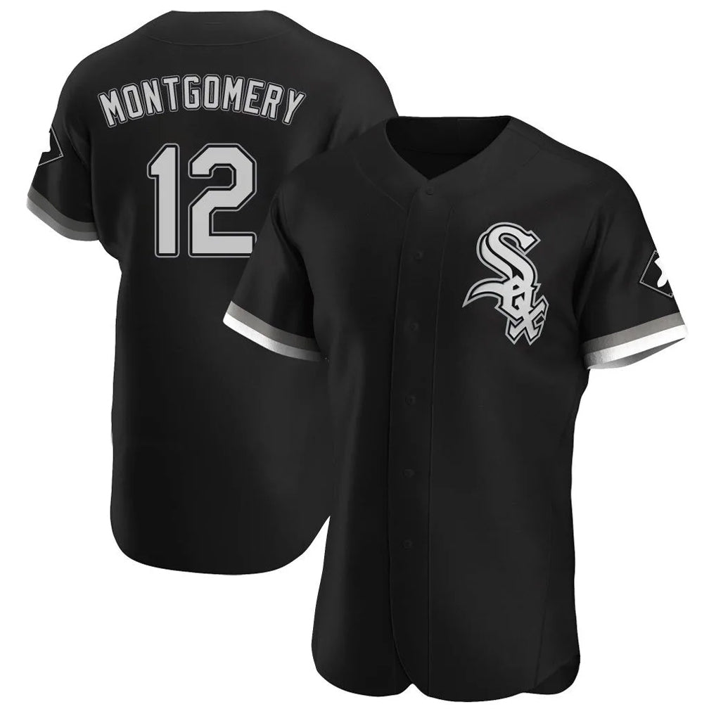 Chicago White Sox #12 Colson Montgomery Player Black BFRAILEY Limited Elite Home Stitched Jerseys