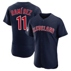 Cleveland Guardians #11 Jose Ramirez Player Navy BFRAILEY Limited Elite Home Stitched Jerseys
