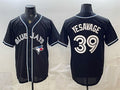 Toronto Blue Jays #39 Trey Yesavage 2026 Fashion Replica Black BFRAILEY Out Stitched Jersey